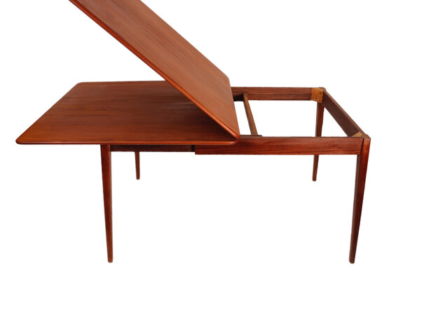 VERKOCHT Vintage mid century uitklapbare Louis van Teeffelen Webe tafel