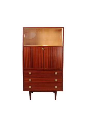 VERKOCHT Vintage secretaire