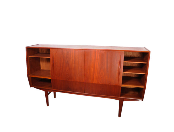 VERKOCHT Vintage mid century highboard