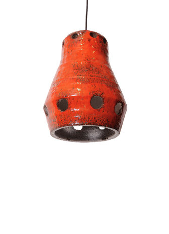 Vintage hanglamp van keramiek