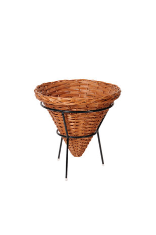 Vintage rotan Rohe mand