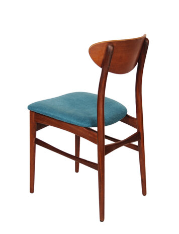 VERKOCHT Set vintage eetkamerstoelen