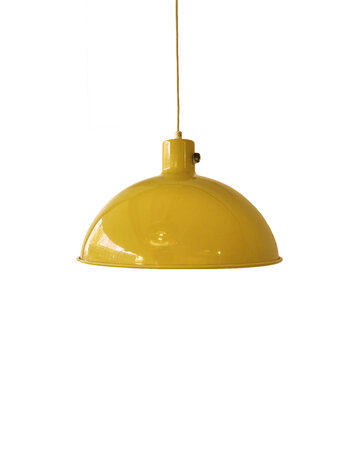 VERKOCHT Vintage metalen hanglamp