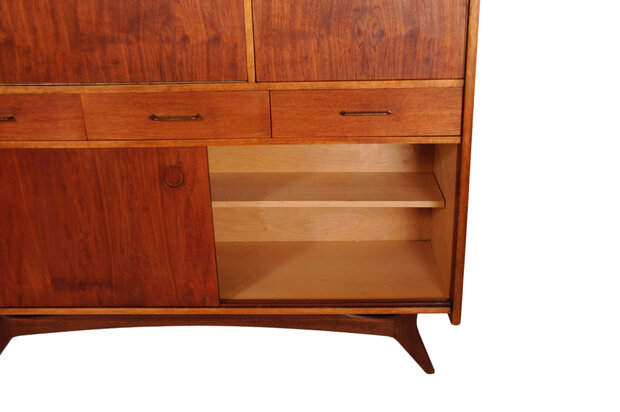 VERKOCHT Vintage jaren 60 highboard