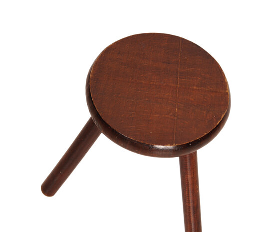 Vintage driepoot bijzettafeltje 