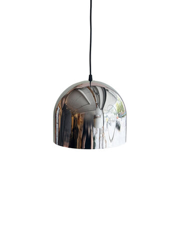 Vintage chromen hanglamp