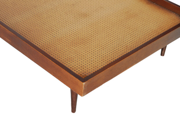 VERKOCHT  Vintage Jaren 60 daybed met ombouw-kast