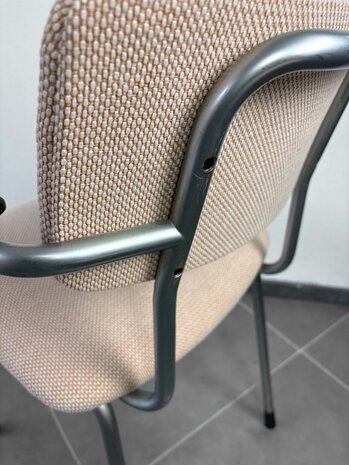 NIEUW . Set Gispen eetkamer stoelen opnieuw gestoffeerd