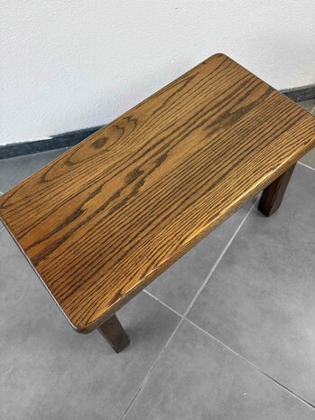 NIEUW . Vintage brutalist bijzettafel