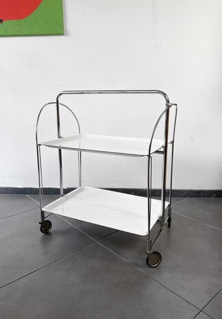 Vintage witte Gerlinol trolley