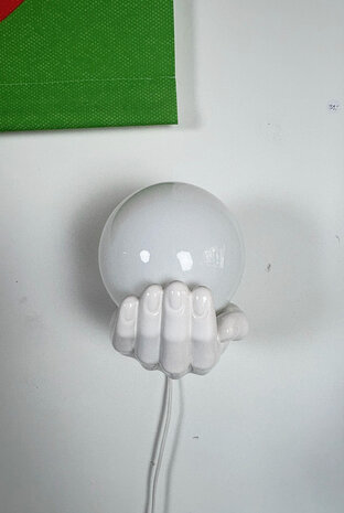 GERESERVEERD . Vintage jaren 80 wandlamp 