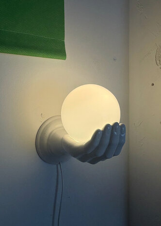 GERESERVEERD . Vintage jaren 80 wandlamp 
