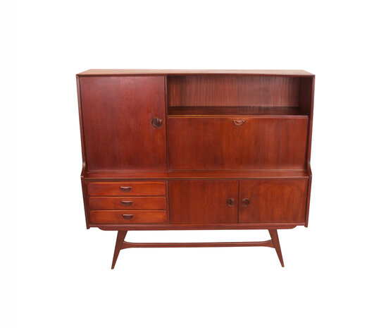 VERKOCHT Vintage Wébé Louis van Teeffelen highboard