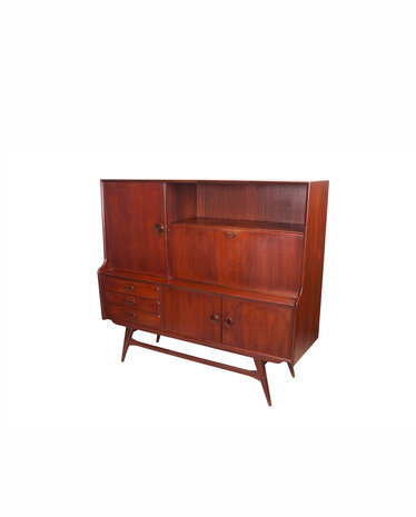 VERKOCHT Vintage Wébé Louis van Teeffelen highboard