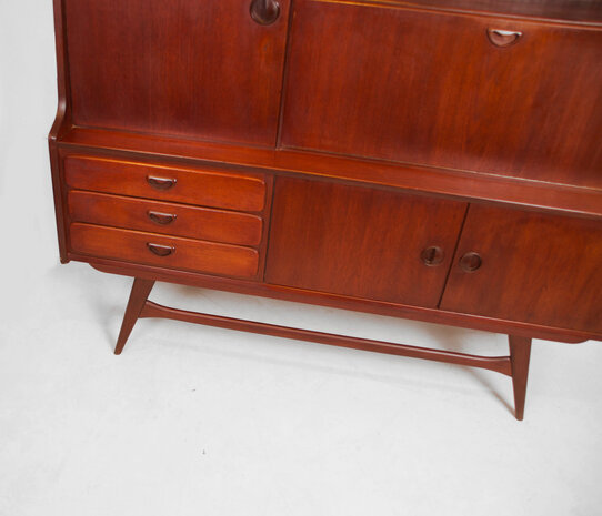 VERKOCHT Vintage Wébé Louis van Teeffelen highboard