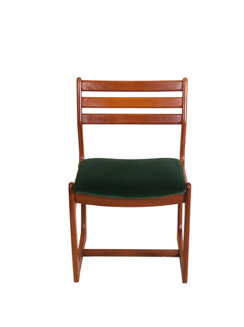 VERKOCHT Set van vier vintage Portwood Furniture Ltd stoelen