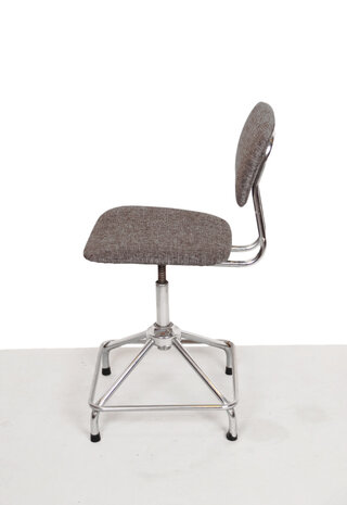 Vintage in hoogte verstelbare bureaustoel