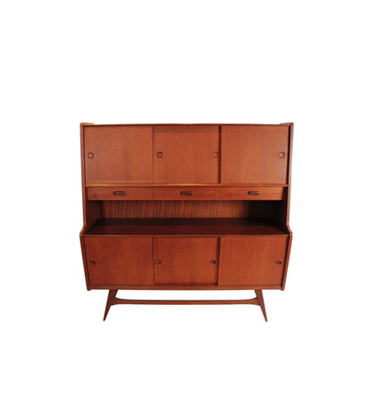 VERKOCHT Vintage highboard Louis van Teeffelen 