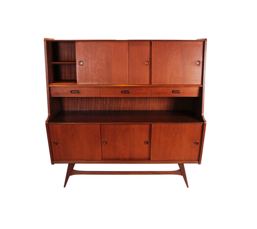 VERKOCHT Vintage highboard Louis van Teeffelen 