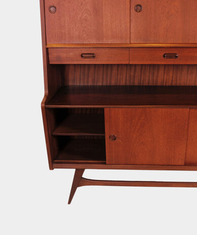 VERKOCHT Vintage highboard Louis van Teeffelen 