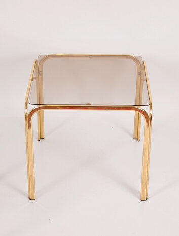 Vintage messing nesting tables