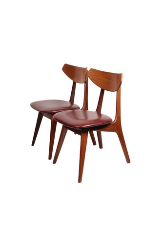 Vintage design eetkamerstoelen