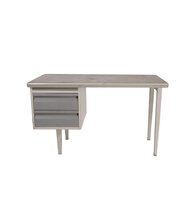  VERKOCHT Vintage metalen (kinder)bureau