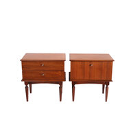 VERKOCHT Set vintage nachtkastjes