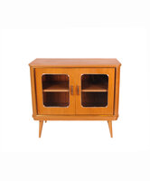 VERKOCHT Vintage jaren 60 vitrine kastje