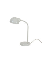 VERKOCHT Vintage grijs metalen bureaulampje