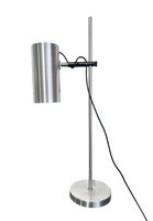 VERKOCHT Vintage aluminium tafellamp
