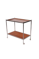 VERKOCHT / Vintage bijzettafel/ audiomeubel 