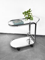 NIEUW . Vintage Space Age trolley 