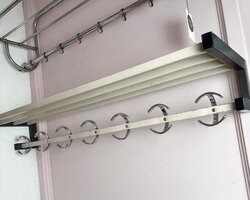 NIEUW . Vintage industriële jaren 70 kapstok 