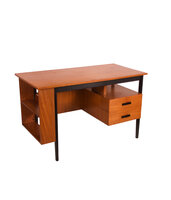 Teakhouten jaren 60 bureau