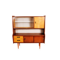 Vintage jaren 60 vitrine kast