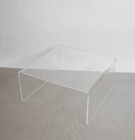 Vintage salontafel plexiglas